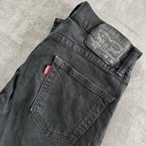 Levi's 511 Slim Fit Jeans Mens W29 L30 Black Denim‎ Pants